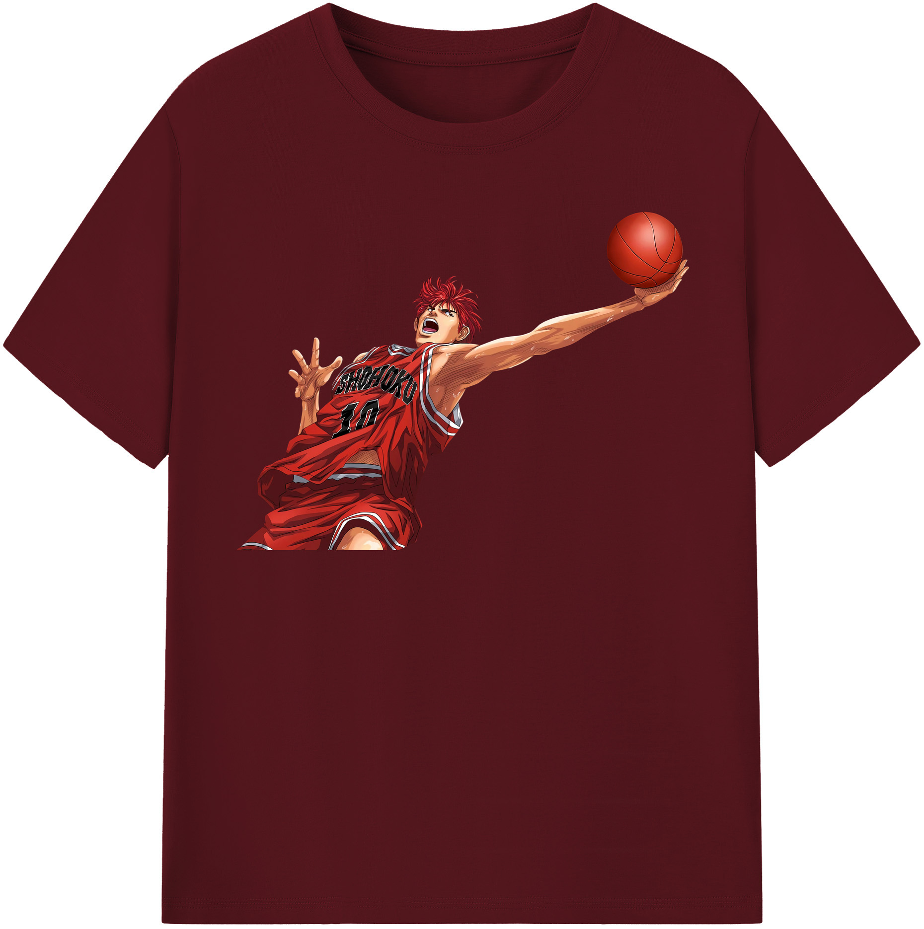 （画像用） SLAM DUNK／スラムダンク 綿100％半袖Tシャツ（フロントプリント）